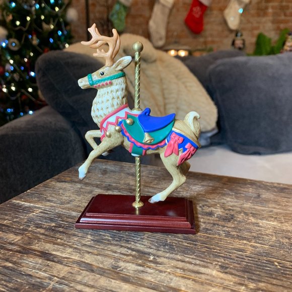 Avon | Holiday | 467 Avon Carousel Animal Reindeer | Poshmark